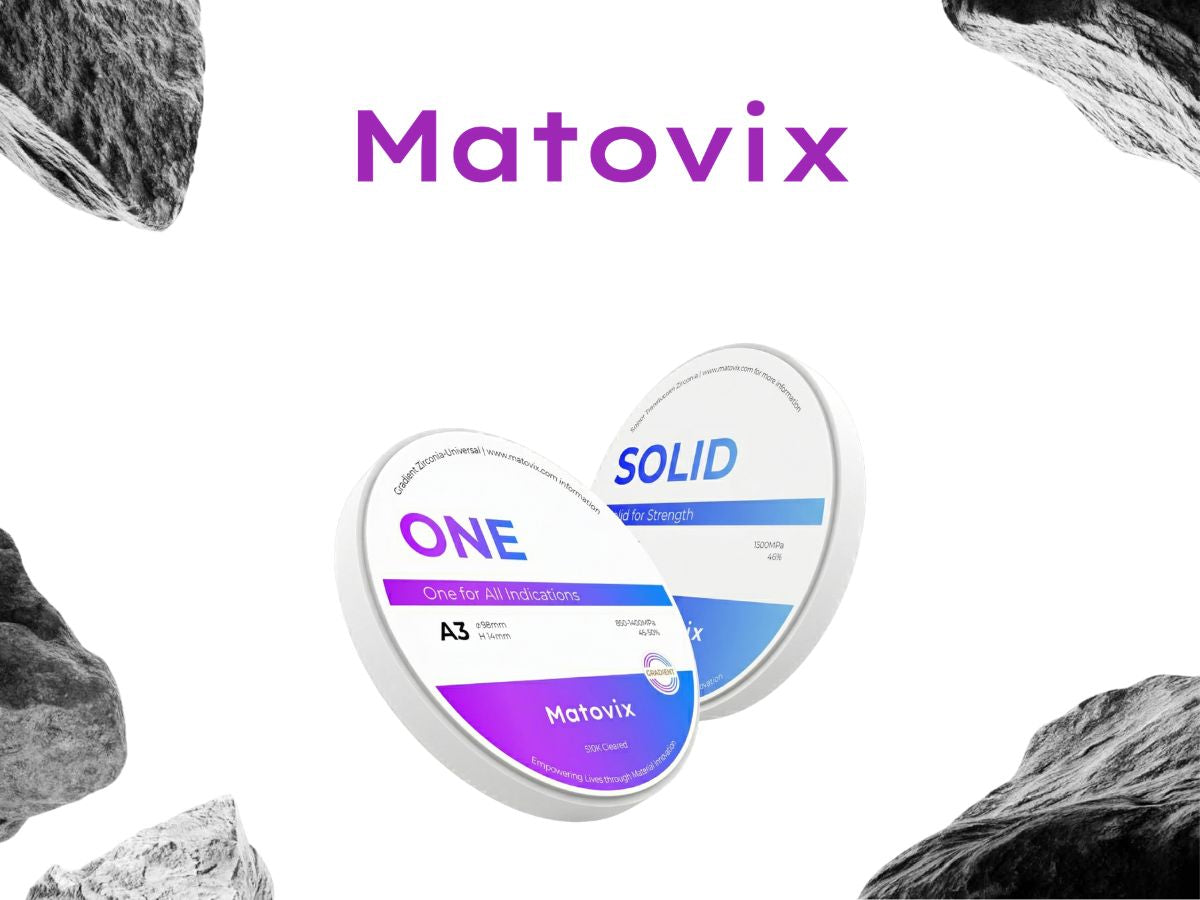 Циркониеви дискове Matovix - ONE и SOLID предлагани от Синтера Дентал